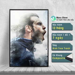 Tranh Treo Tường Gareth Bale Trang Trí Góc Gaming
