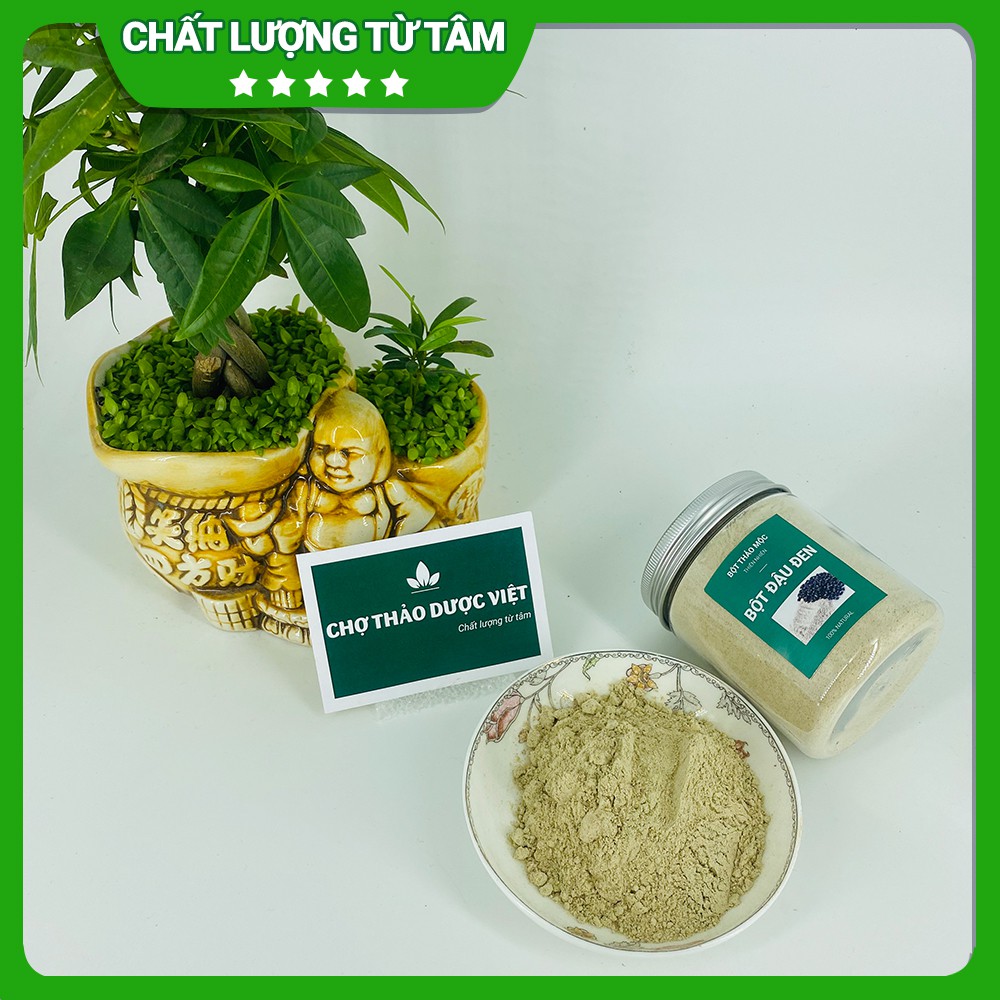 Hộp 250gr Bột Đậu Đen Rang Sẵn (Khô, Thơm, Mịn)