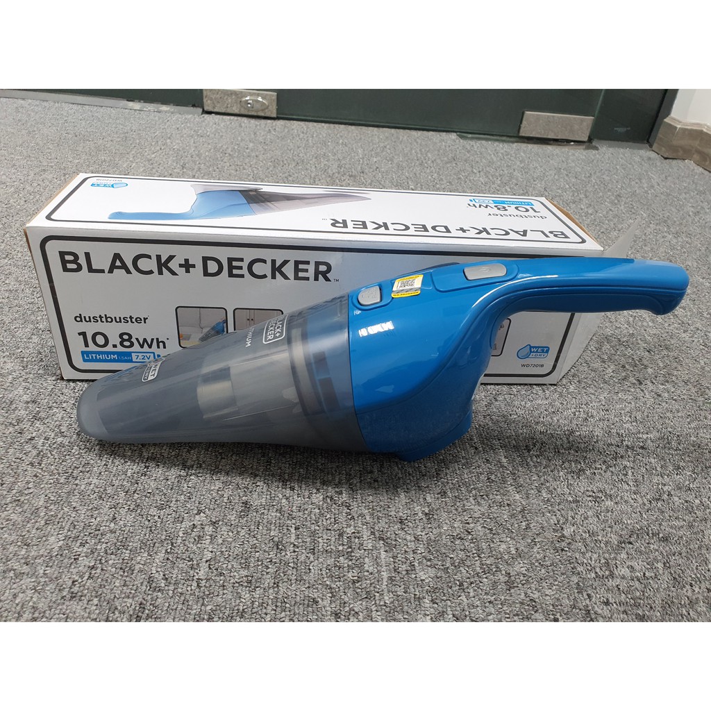 Máy Hút Bụi Cầm Tay Dùng Pin 7.2V BLack And Decker WD7201 - Chính Hãng