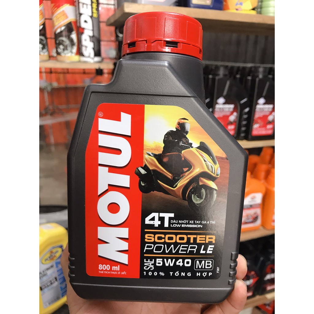 Nhớt Motul Scooter Power LE 5W40 800ml