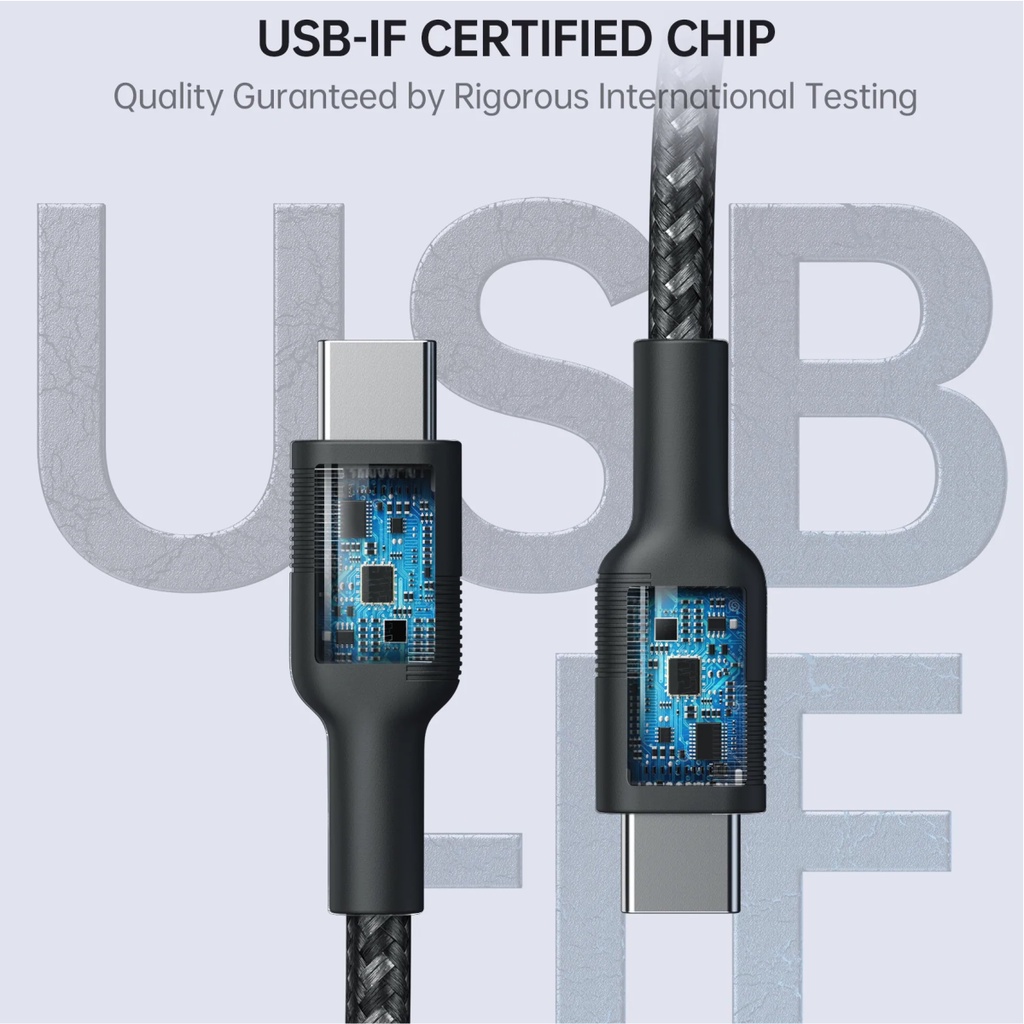 Dây Cáp Type C To C 100W Dài 2M Sạc Nhanh iPhone 15, Android, Laptop, Macbook CHOETECH XCC-1027 - Hàng Chính Hãng