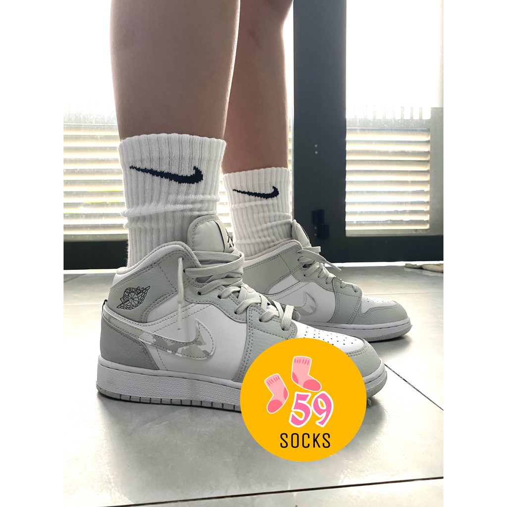 Tất / vớ Nike Chính Hãng Cổ Trung  - Swoosh59