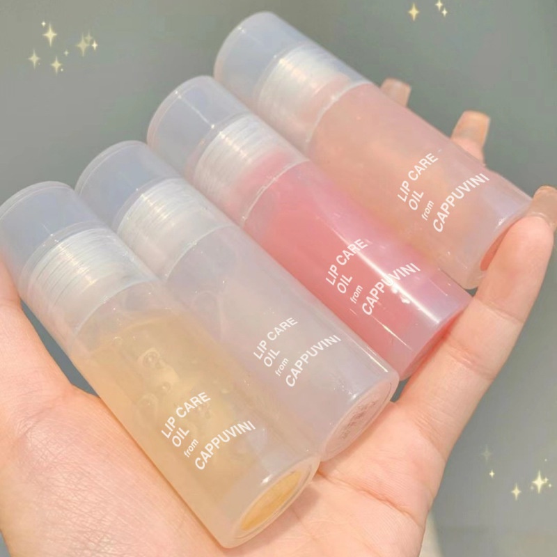 ✨✨Dầu Dưỡng Môi CAPPUVINI Dưỡng Ẩm Nuôi Dưỡng Giảm Nếp Nhăn Chống Thấm Nước