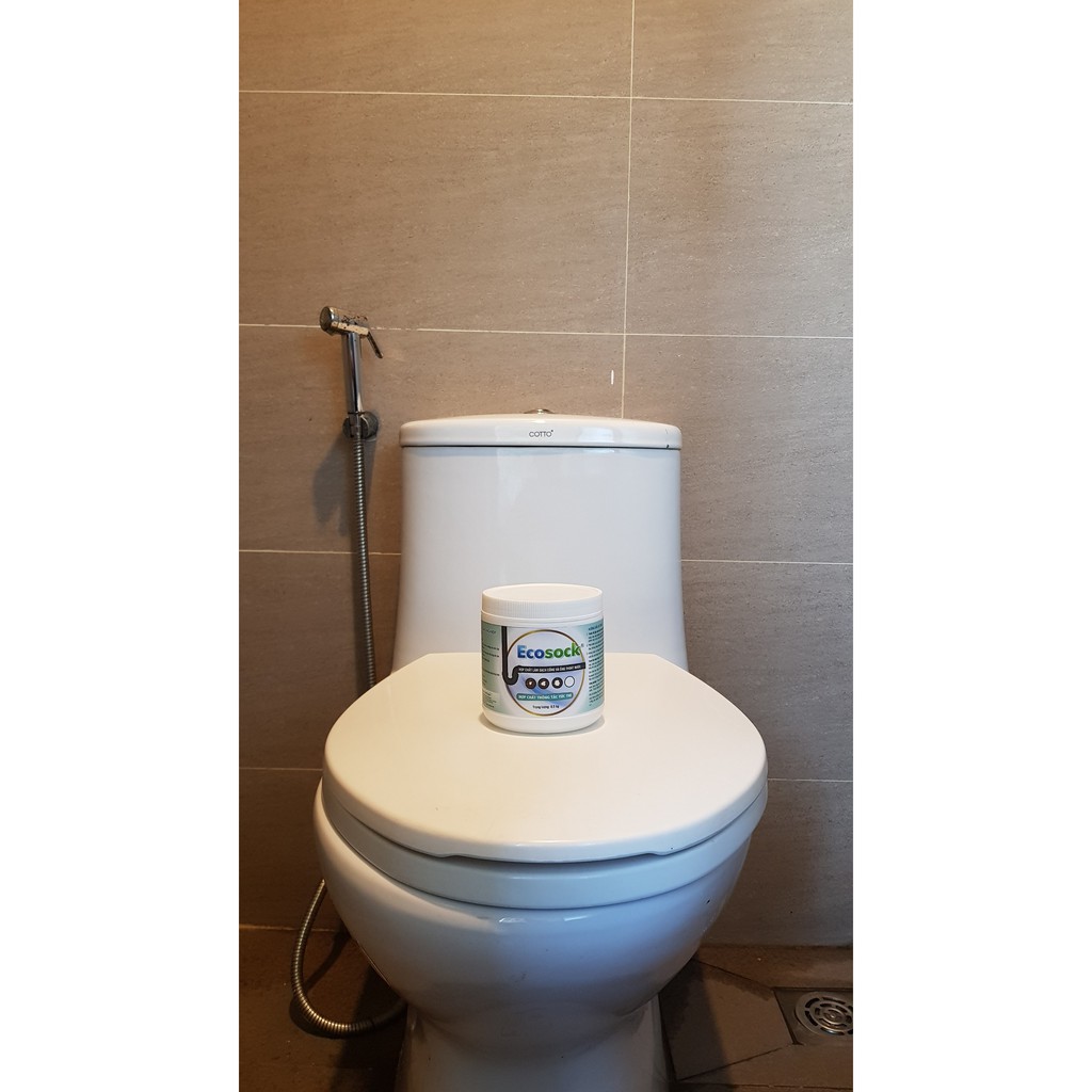 Bột Thông Tắc Cống, Bồn Cầu EcoSock - KPT CHEM - Thông Tắc Nhanh Chóng Nhập Khẩu Từ Mỹ - 0.5kg