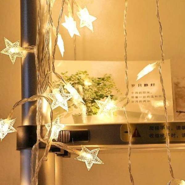 Đèn LED trang trí hình Ngôi sao Chạy Pin / Điện 220v Rẻ Vô Địch