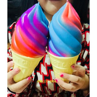 ( ốc quế 2 ) SQUISHY ốc quế nhọn  MÀU DỄ THƯƠNG đáng yêu hết cỡ AA