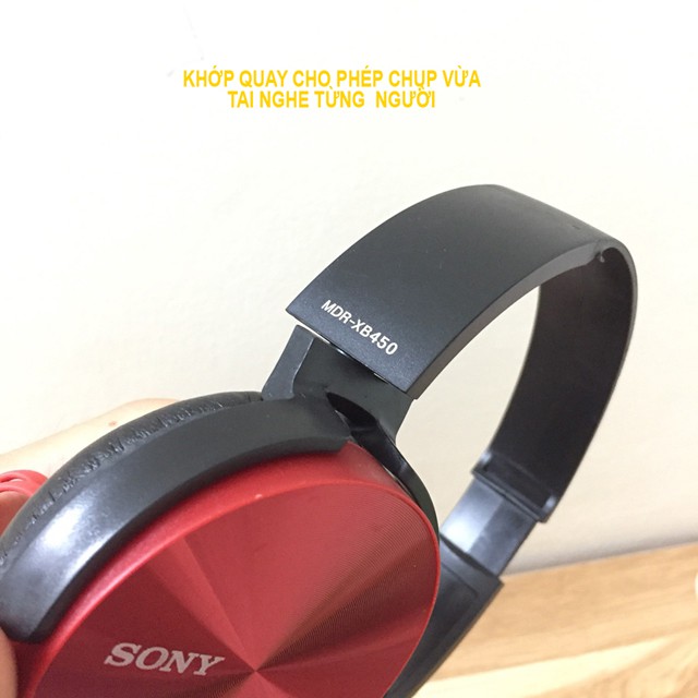 [CHUẨN ÂM SONY] Tai Nghe SONY EXTRA BASS, tai nghe chụp tai Sony 450AP chuẩn âm bass, nghe cực đã, giảm giá sâu-izzylife