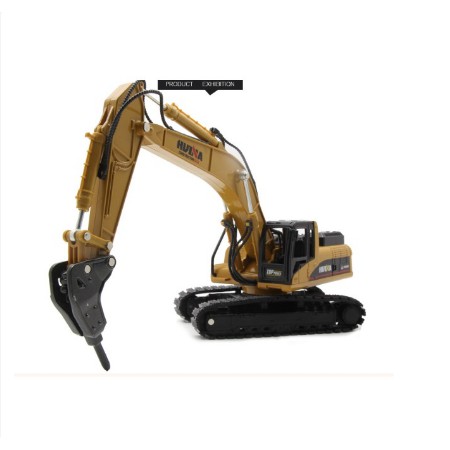 Mô hình xe khoan đất đồ chơi xe phá bê tông HUINA