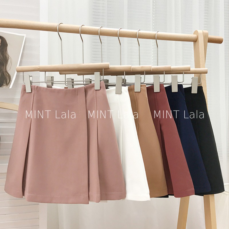 Chân Váy Xếp Li Cách Điệu Giấu Bụng Tốt - Ms11