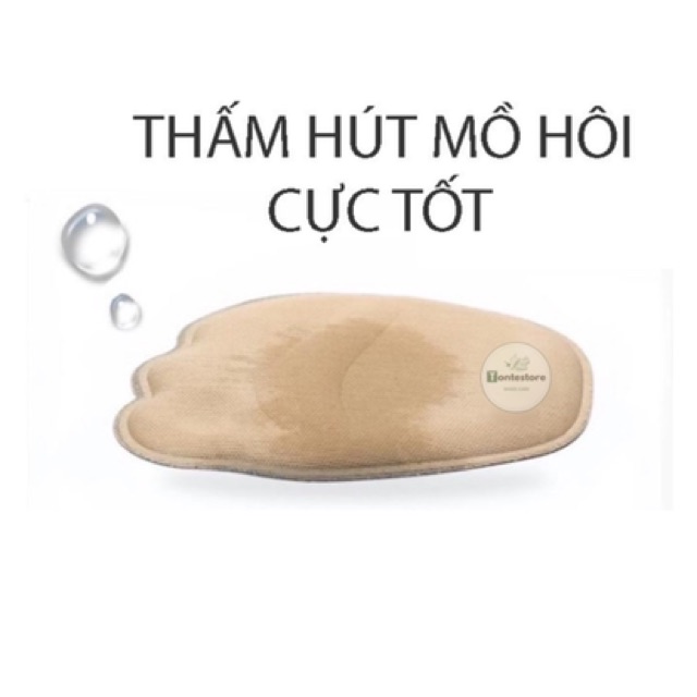 1 cặp lót mũi giày cao gót, giày búp bê cực êm chân, hút mồ hôi- Thiết kế 4D massage chân DANCG01