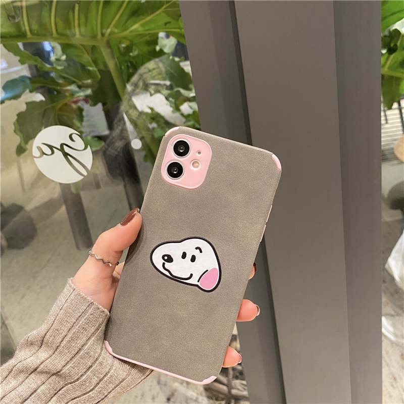 Cute Snoopy Leather Case for iPhone 11 Pro Max 6/6s 7/8 Plus | BigBuy360 - bigbuy360.vn