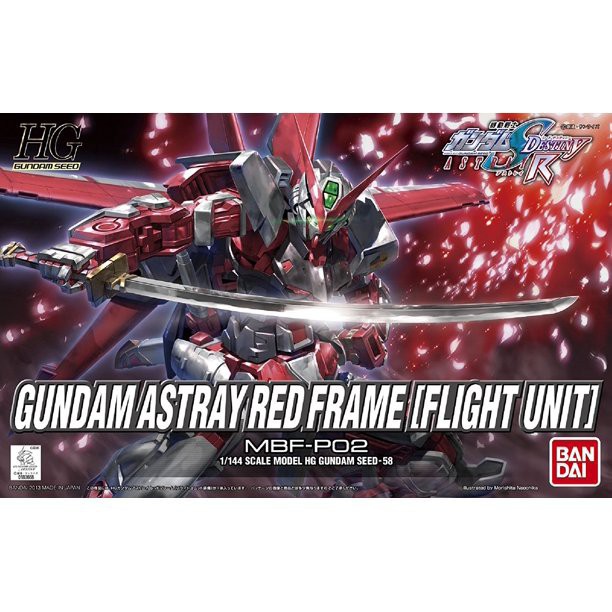 Mô hình HG 1/144 GUNDAM ASTRAY RED FRAME FLIGHT UNIT - F1Gundam