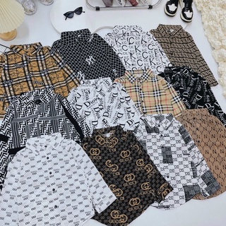 Áo sơ mi lụa siZe đại cho bé trai