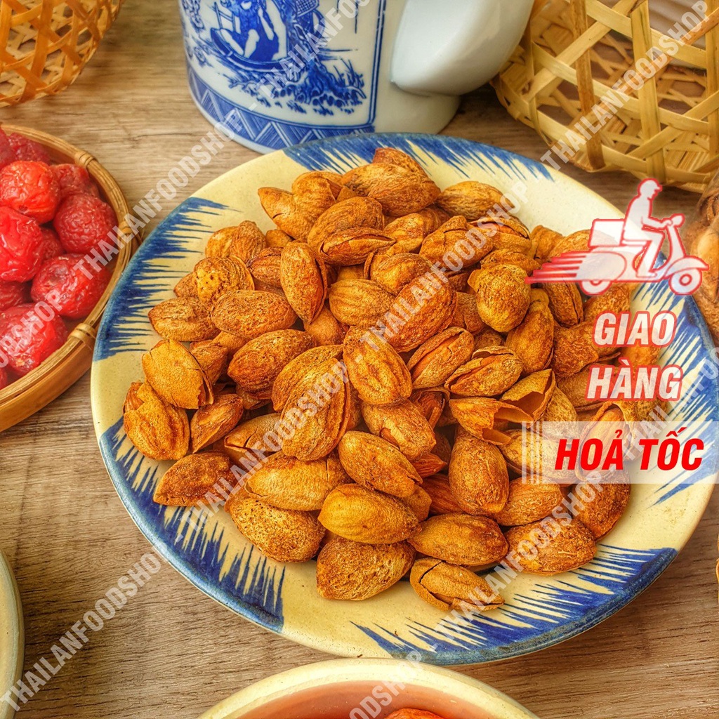 Hạnh Nhân Rang Bơ Vỏ Mỏng Túi 1Kg