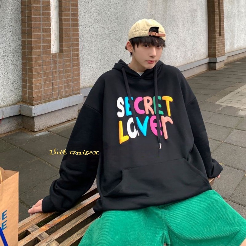 Áo Hoodie Unisex Nam Nữ In Chữ Nổi 3 Màu 1HIT_UNISEX