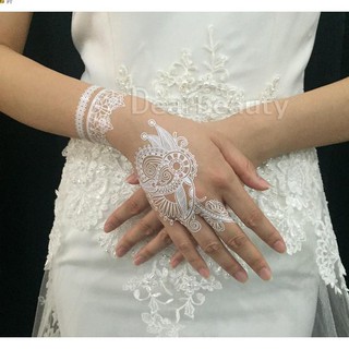 Hình xăm dán Henna Trắng PT2