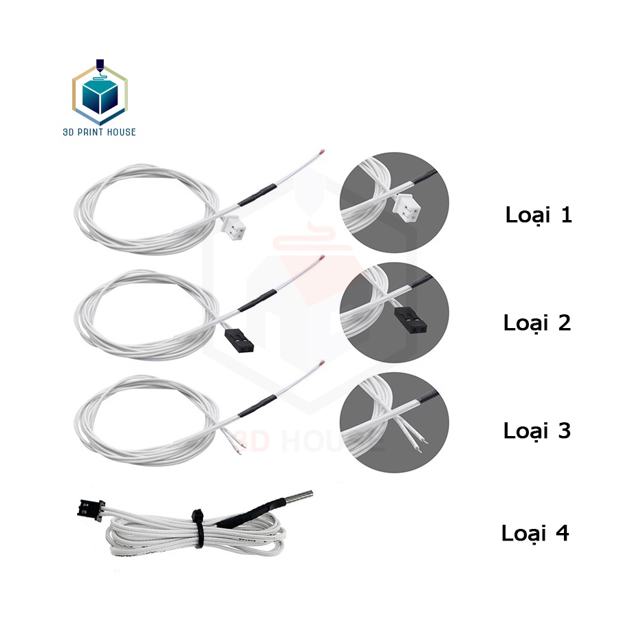 Cảm Biến Nhiệt Độ Đầu In NTC 100K Máy In 3D