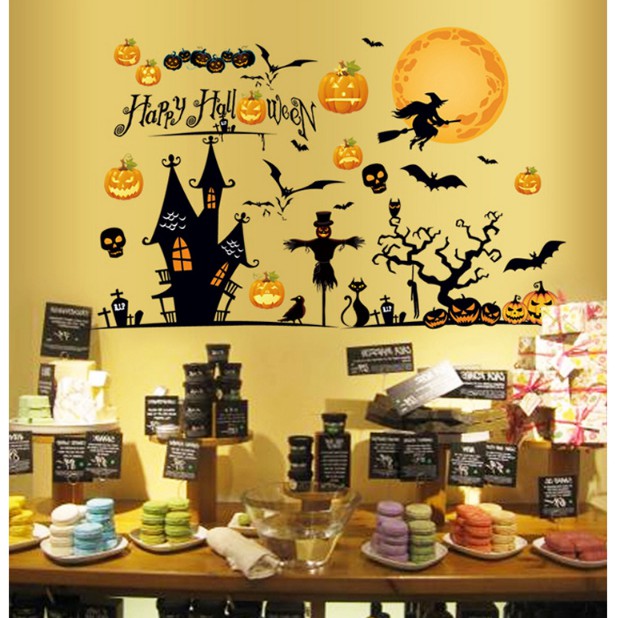 Decal trang trí tường - Lễ Hội Halloween 04