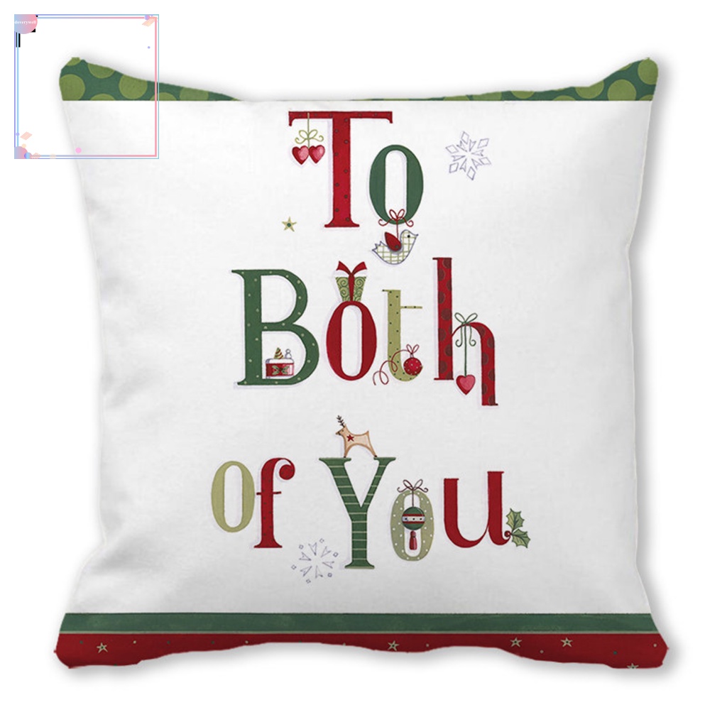 Vỏ Gối Phong Cách Giáng Sinh Xinh Xắn Bảo Vệ