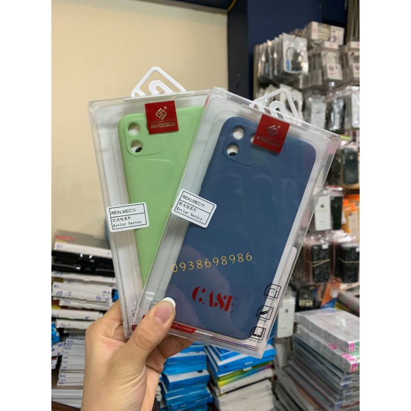 ốp lưng KT chống bẩn oppo realme C11,C12,C15 bảo vệ cụm camera ( nhiều màu)