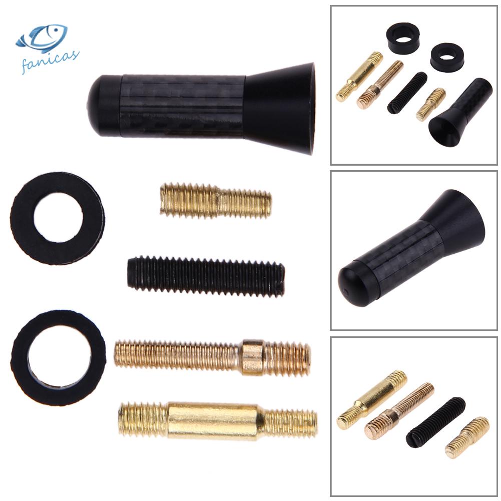 Ăng Ten Radio FM Ficas 3.5cm Sợi Carbon Ngắn Gắn Trần Xe Hơi