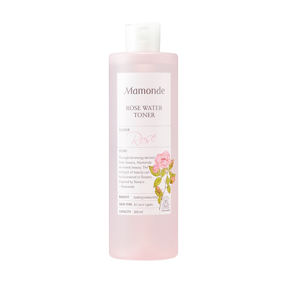 Nước Hoa Hồng Cung Cấp Độ Ẩm Mamonde Rose Water Toner 500ml