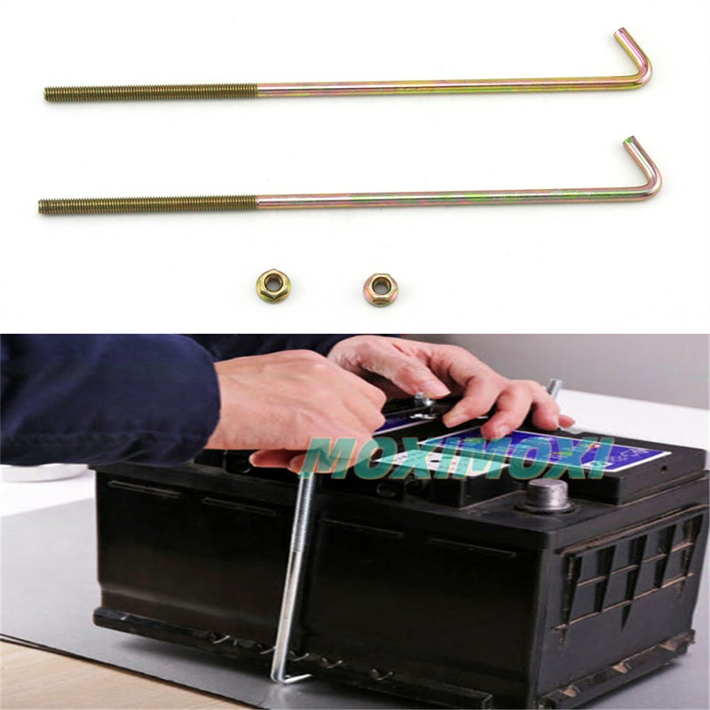 2 Chiếc 23cm Khay Pin Ô Tô Giữ Pin Kẹp Vít Cho D1 Spec CUSCO Buộc Xuống Giá Đỡ Chân Đế