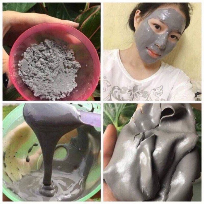 Mặt nạ dẻo than tre hoạt tính handmade 100g thải độc trắng da
