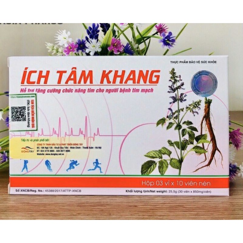 ✅ ÍCH TÂM KHANG Hổ Trợ Tăng Cường Cho Người Tim Mạch