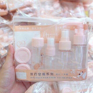 Bộ chiết mỹ phẩm xinh yêu tiện dụng