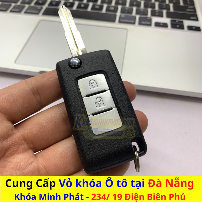 Vỏ chìa khóa xe Mitsubishi Xpander, Attrage, Triton, Mirage, Pajero sport V55