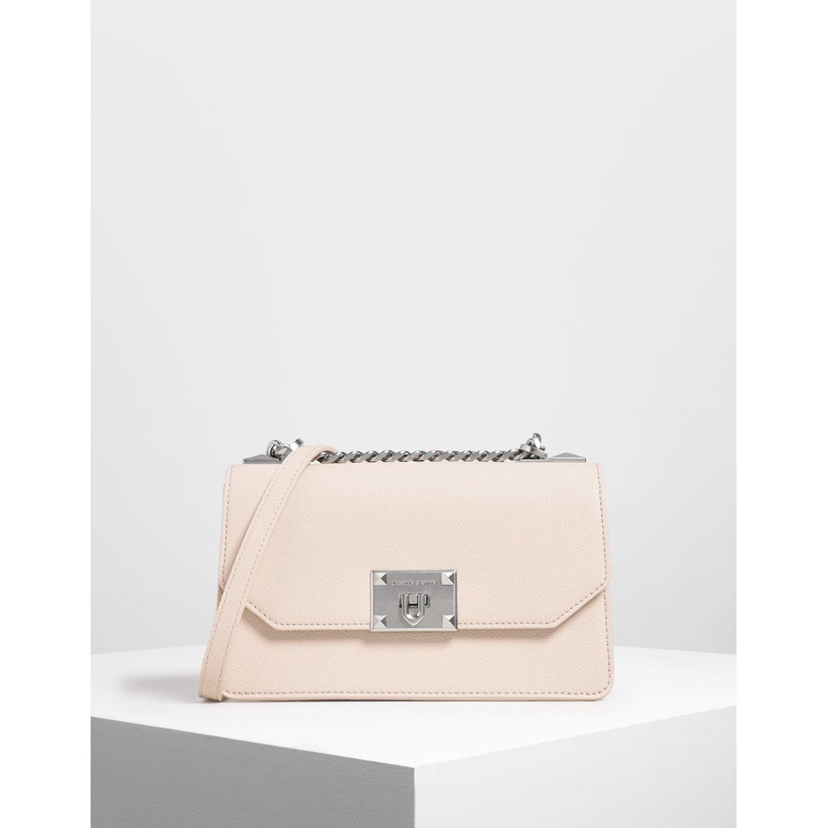 Túi Charleskeith màu hồng CK196