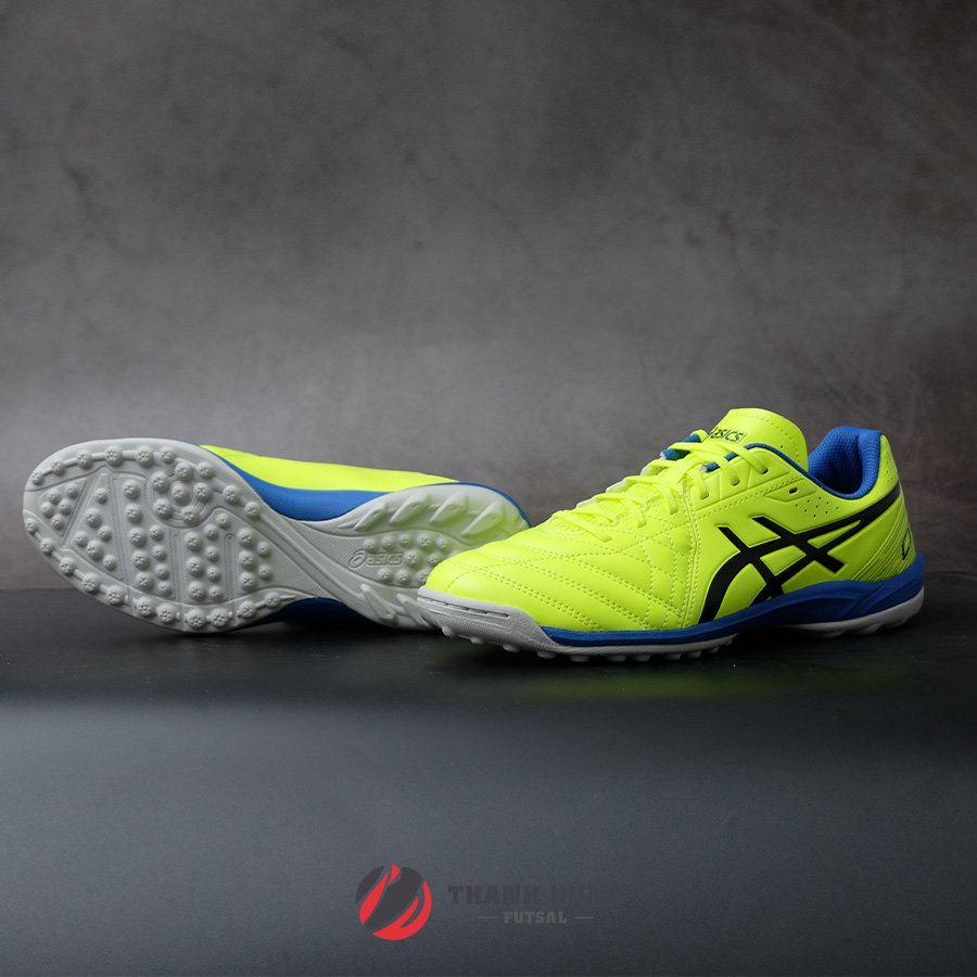 GIÀY ĐÁ BÓNG CHÍNH HÃNG ASICS CALCETTO WD 8 TF - 1113A008-750 - VÀNG CHANH