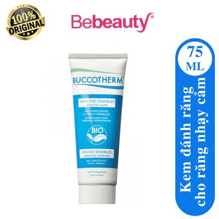 Kem Đánh Răng Hữu Cơ Cho Răng Nhạy Cảm 2Trong1 Vị Bạc Hà Buccotherm (75ml)