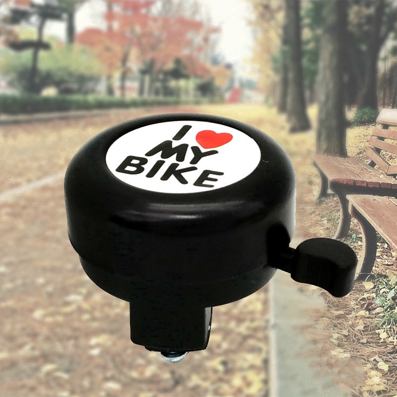Chuông Xe Đạp In Chữ I Love My Bike Dễ Thương