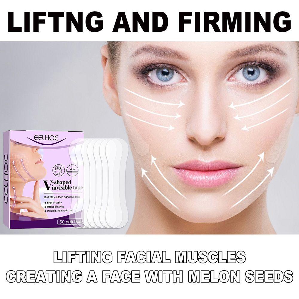 Miếng Dán Nâng Cơ Mặt Trong Suốt Hình Chữ V Cho Nữ