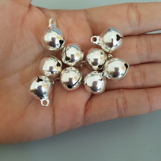 10 chuông tròn 14mm mạ bạc, lục lạc - treo nôi, handmade