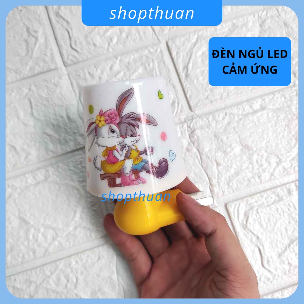 Đèn ngủ Led cảm ứng ánh sáng trắng nhiều hình, tự động tắt khi trời sáng, tự động sáng khi trời tối