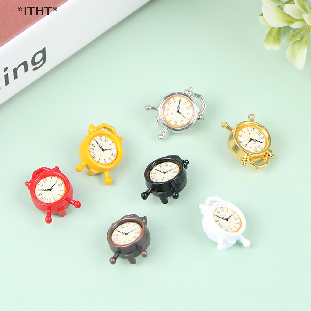 1 Đồng Hồ Báo Thức Tỉ Lệ 1: 12 Trang Trí Nhà Búp Bê
