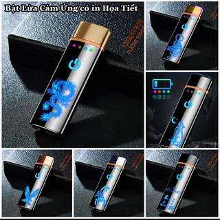 Bật Lửa Hình Độc Đáo[ Tặng Kèm Cáp Và Hộp Chính Hãng ] Bật Lửa Vân Tay Cực Sang Trọng, Bật Lửa Cảm Ứng