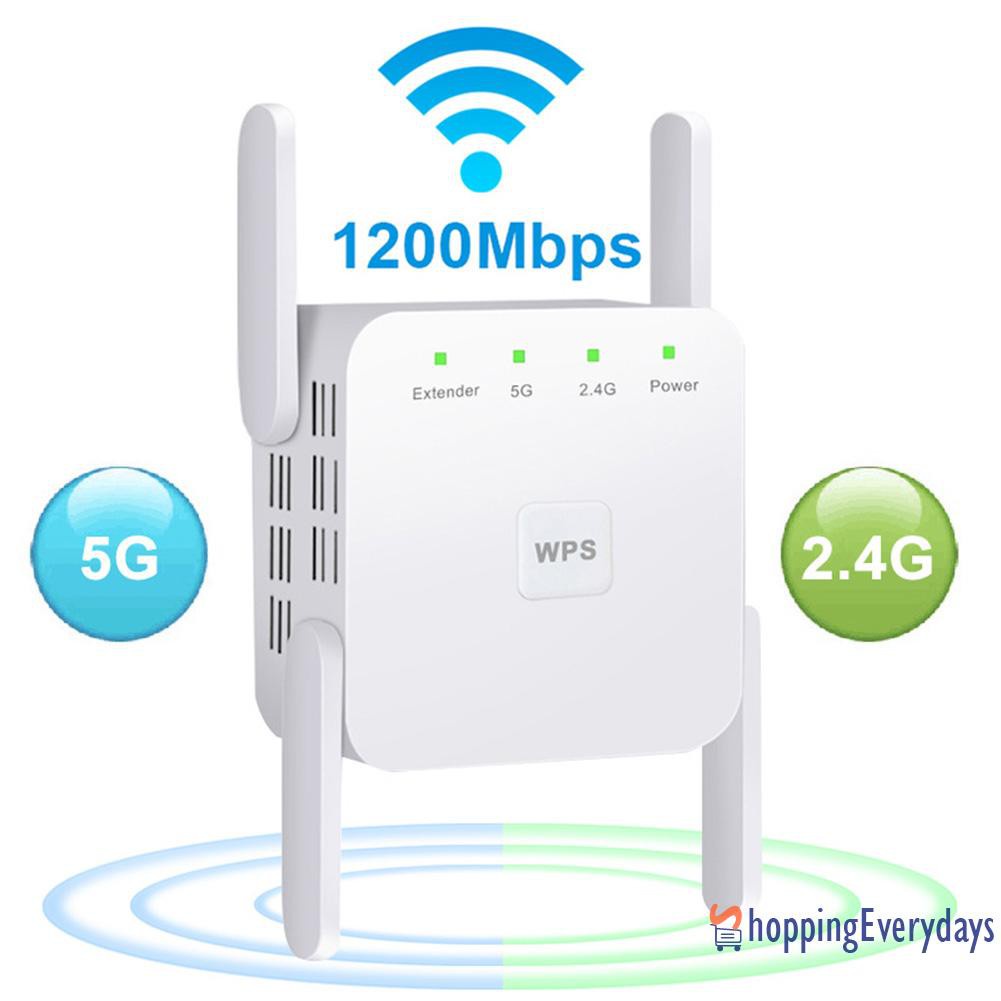 Thiết Bị Khuếch Đại Tín Hiệu Wifi 4 Nấc 2.4ghz 5.8ghz 1200mbps | BigBuy360 - bigbuy360.vn