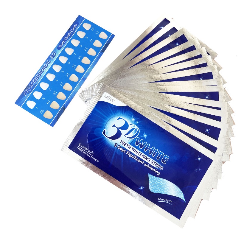 Miếng Dán Trắng Răng 3D White Teeth Whitening Strips