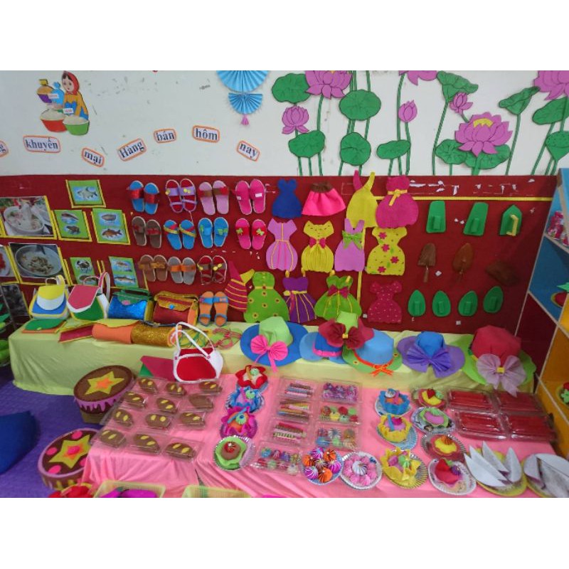 Combo sản phẩm củ quả theo yêu cầu- Đồ dùng mầm non bằng nỉ-Đồ chơi bằng vải nỉ