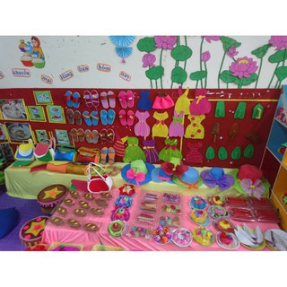 Combo sản phẩm củ quả theo yêu cầu- Đồ dùng mầm non bằng nỉ-Đồ chơi bằng vải nỉ