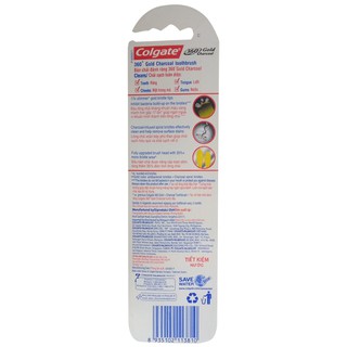 Bàn chải đánh răng Colgate 360/Charcoal Gold/Deep Clean