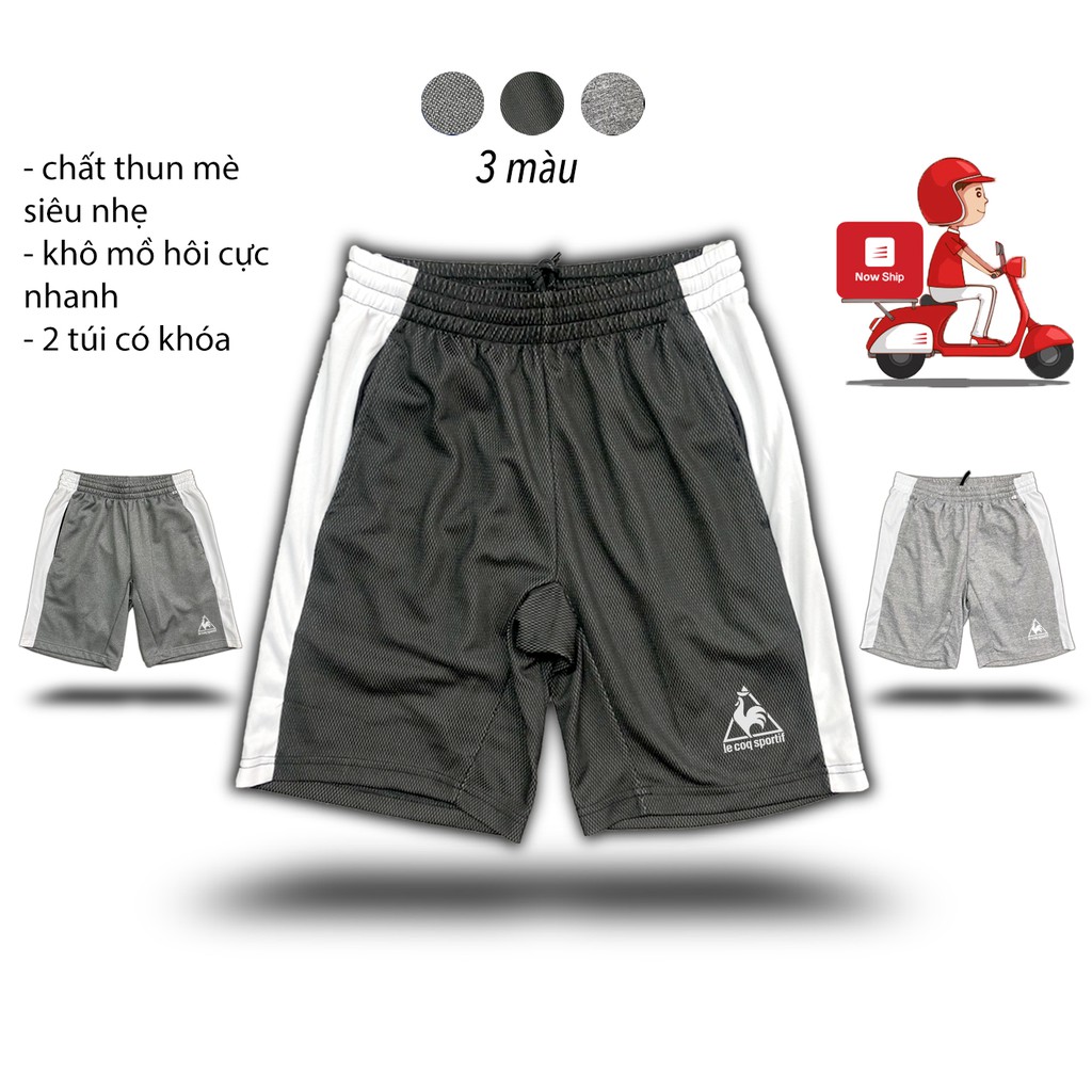 [Mã SKAMAP6 giảm 8% TỐI ĐA 50K đơn250K] QUẦN đùi thể thao nam TẬP LUYỆN THOÁNG MÁT, SIÊU NHẸ
