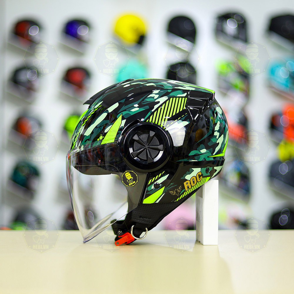 Mũ Bảo Hiểm 3/4 ROC 06 Gọn Đẹp form giống Yohe 851 - Helmets 4U