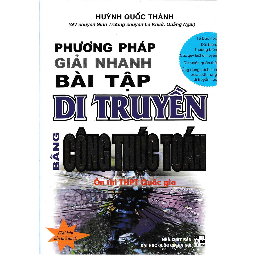 Sách - Phương Pháp Giải Nhanh Bài Tập Di Truyền Bằng Công Thức Toán