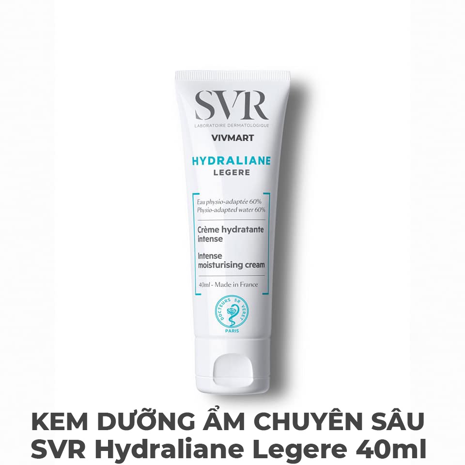 ✅ Kem Dưỡng Ẩm Chuyên Sâu Cho Da Thường Và Da Hỗn Hợp SVR Hydraliane Legere 40ml