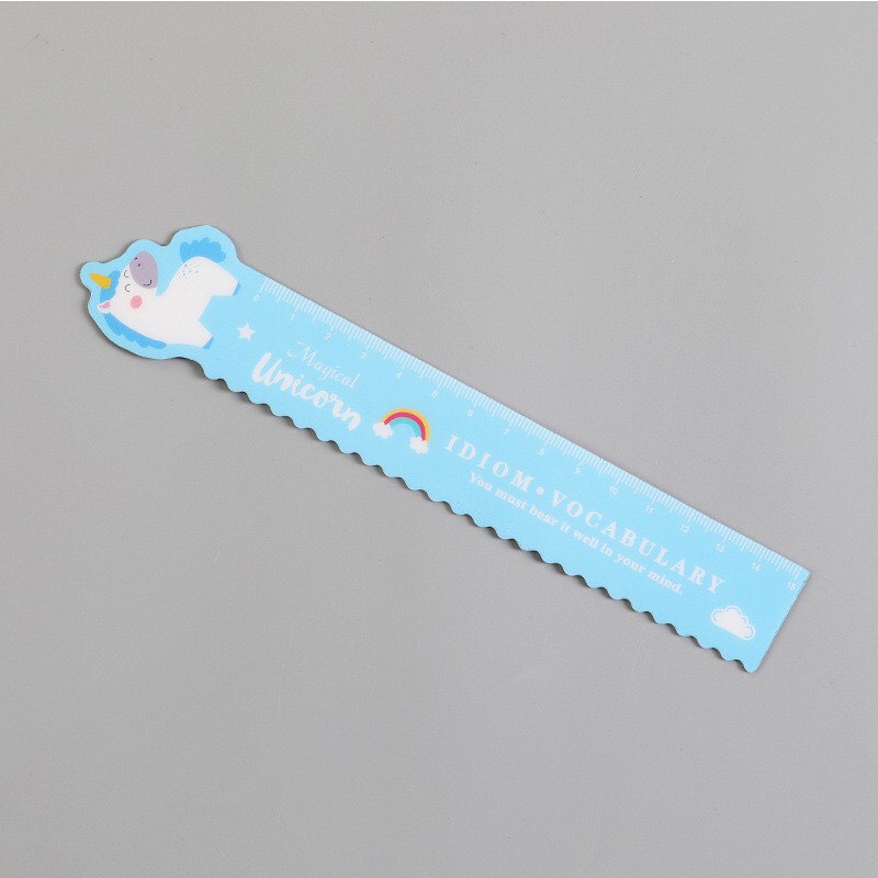 Thước kẻ, thước uốn dẻo hình unicorn cute dễ thương